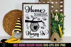 BEE HOME DECOR SIGNS SVG I BEE QUOTES SVG I BEE SIGNS SVG