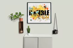 Be Humble and Kind | Positive Quotes | Sunflower and Bees Product Image 4