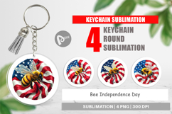 Keychain Bee 4th of July Product Image 1