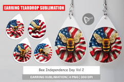 Earring Bee 4th of July Product Image 1