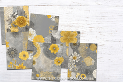 Bees Flowers Junk Journal Kit Printable Floral Bee Ephemera Product Image 10