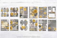 Bees Flowers Junk Journal Kit Printable Floral Bee Ephemera Product Image 3