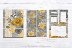 Bees Flowers Junk Journal Kit Printable Floral Bee Ephemera Product Image 7