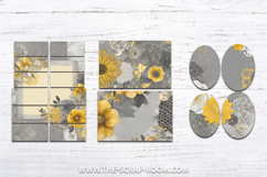 Bees Flowers Junk Journal Kit Printable Floral Bee Ephemera Product Image 8