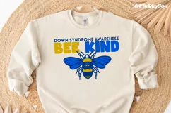 Bee Kind svg, Down syndrome Awareness Month svg Product Image 4