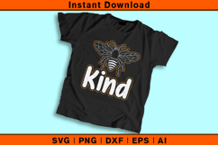 Bee Kind SVG | Inspirational Bee Quote Cut File Product Image 2