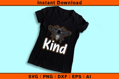 Bee Kind SVG | Inspirational Bee Quote Cut File Product Image 3