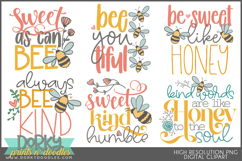 Bee Positive Inspirational Clipart Bundle Product Image 7