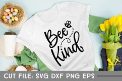 Bee Kind, Bumblebee SVG, Hand Lettered Cut File Product Image 2