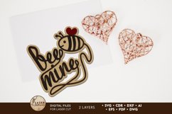 Bee Mine, Valentine&#039;s Day Decorative Template Product Image 1