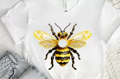 Bee Layered Paper Art PNG Clipart Product Image 2