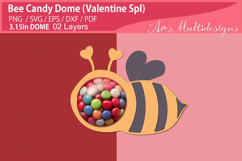 valentines bee candy dome Product Image 2