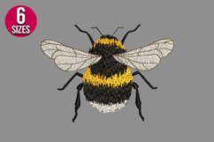 Bee Machine Embroidery Design | Cute Bumble Bee Pattern Product Image 2