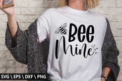Bee mine SVG - Kids Valentine Design Product Image 1