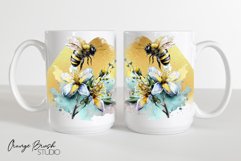 Bee Mug Wrap Bundle Coffee Mug Sublimation Wrap 