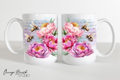 Bee Mug Wrap Bundle Coffee Mug Sublimation Wrap 