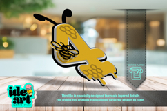 Cute bee numbers Product Image 3