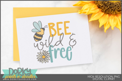 Bee Positive Inspirational Clipart Bundle Product Image 14