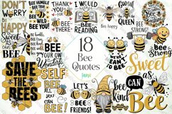 Bee Quotes Sublimation Clipart Product Image 1