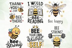 Bee Quotes Sublimation Clipart Product Image 3