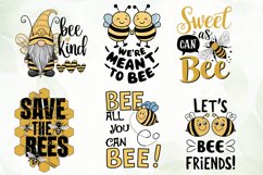 Bee Quotes Sublimation Clipart Product Image 4