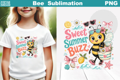 Funny Bee Bundle | Summer Bee Quotes Clipart Product Image 12