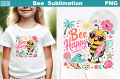 Funny Bee Bundle | Summer Bee Quotes Clipart Product Image 21