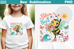 Funny Bee Bundle | Summer Bee Quotes Clipart Product Image 6