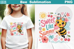 Funny Bee Bundle | Summer Bee Quotes Clipart Product Image 9