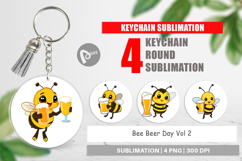 Keychain Bee Beer Day Product Image 1