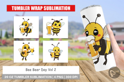 Tumbler Bee Beer Day Product Image 1