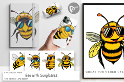 Digital Paper Cool Bee Product Image 1