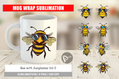 Mug Wrap Cool Bee Product Image 1