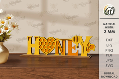 Bee word stands Bundle Laser Cut. Shelf sitter SVG Product Image 14
