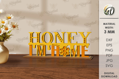 Bee word stands Bundle Laser Cut. Shelf sitter SVG Product Image 8