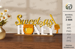 Bee word stands Bundle Laser Cut. Shelf sitter SVG Product Image 9