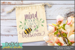Bee Positive Inspirational Clipart Bundle Product Image 12