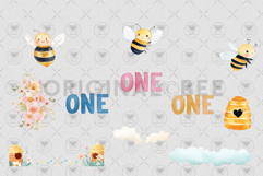 Bee Theme Clipart Set Product Image 3