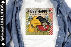 Bee Happy Smart Kind and Humble Sublimation Product Image 1