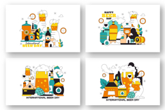 10 International Beer Day Illustration Product Image 2
