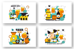10 International Beer Day Illustration Product Image 3