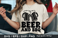 Funny Beer SVG Design - Beer is cheaper than therapy Product Image 3