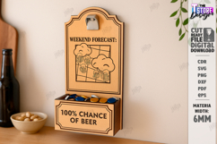 Beer Bottle Opener Laser Cut|Home Bar|Wall Décor|Bar Tool Product Image 1