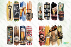 Beer Brushstokes Clipart Product Image 1
