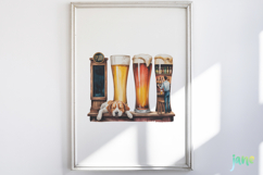 Beer Brushstokes Clipart Product Image 5
