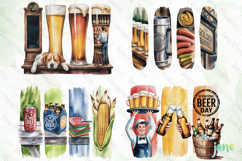 Beer Brushstokes Clipart Product Image 1