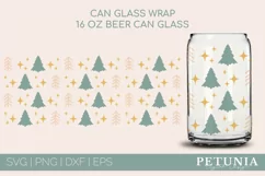 CHRISTMAS CAN GLASS WRAP CUT FILE BEING USED AS A CHRISTMAS BEER CAN GLASS WRAP PRINT
