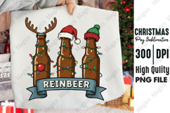 Beer Christmas, Funny Christmas PNG Product Image 1