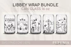 5 LIBBEY GLASS CAN DESIGNS BEING USED AS A BEER CAN PRINT