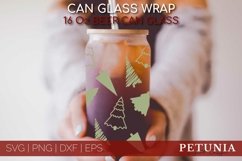 Christmas can glass cut file being used as a Christmas beer can glass wrap print